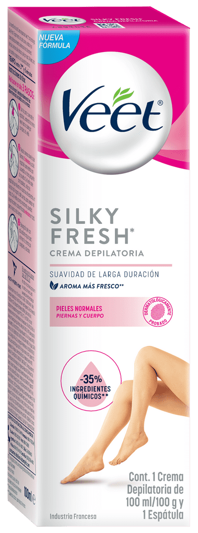 Veet Crema depilatoria para piel normal  100 ml - Piernas y Cuerpo