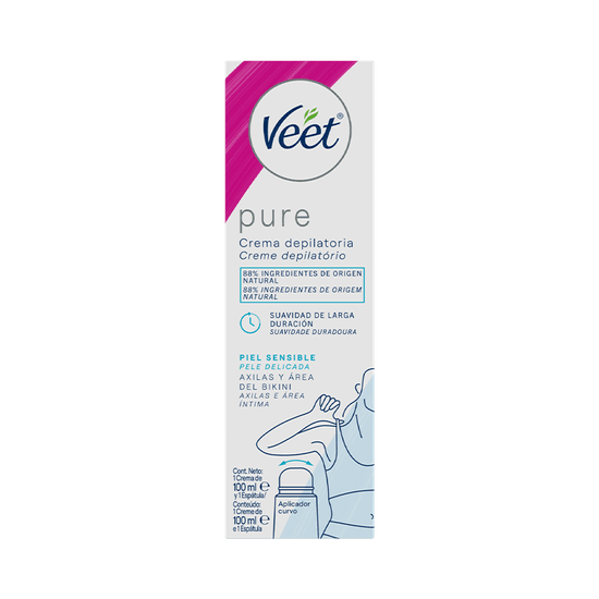 Veet Body Curv Crema Depilatoria para Bikini & Axilas 100 ml
